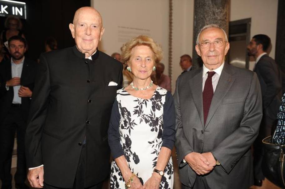 Mario Boselli e signora con Giambeppe Moreschi